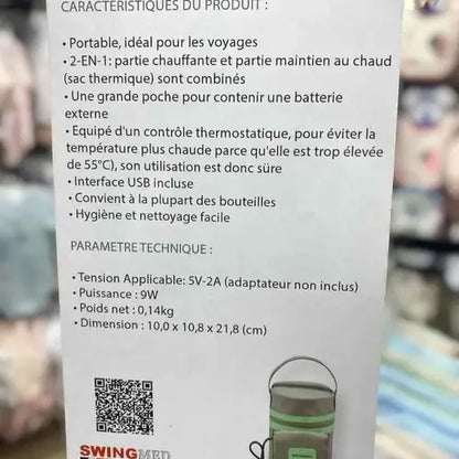 Chauffe Biberon SWINGMED Portable